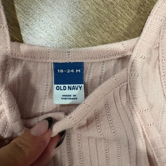 Old Navy Light Pink Baby Romper - Picture 2 of 2